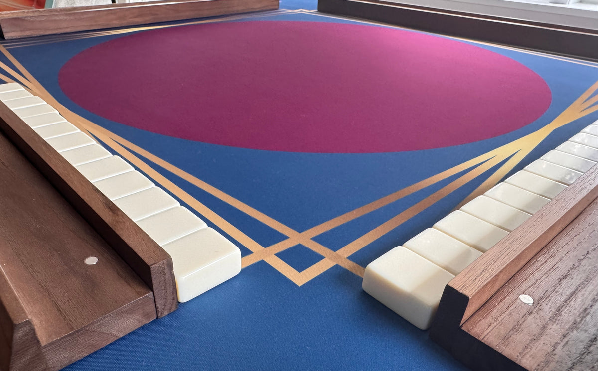 Jewel Vortex - Neoprene 33" Square Mahjong Mat