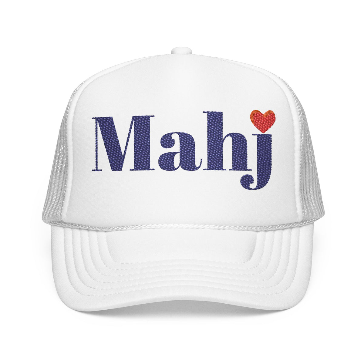 Mahj Embroidered Trucker Hat