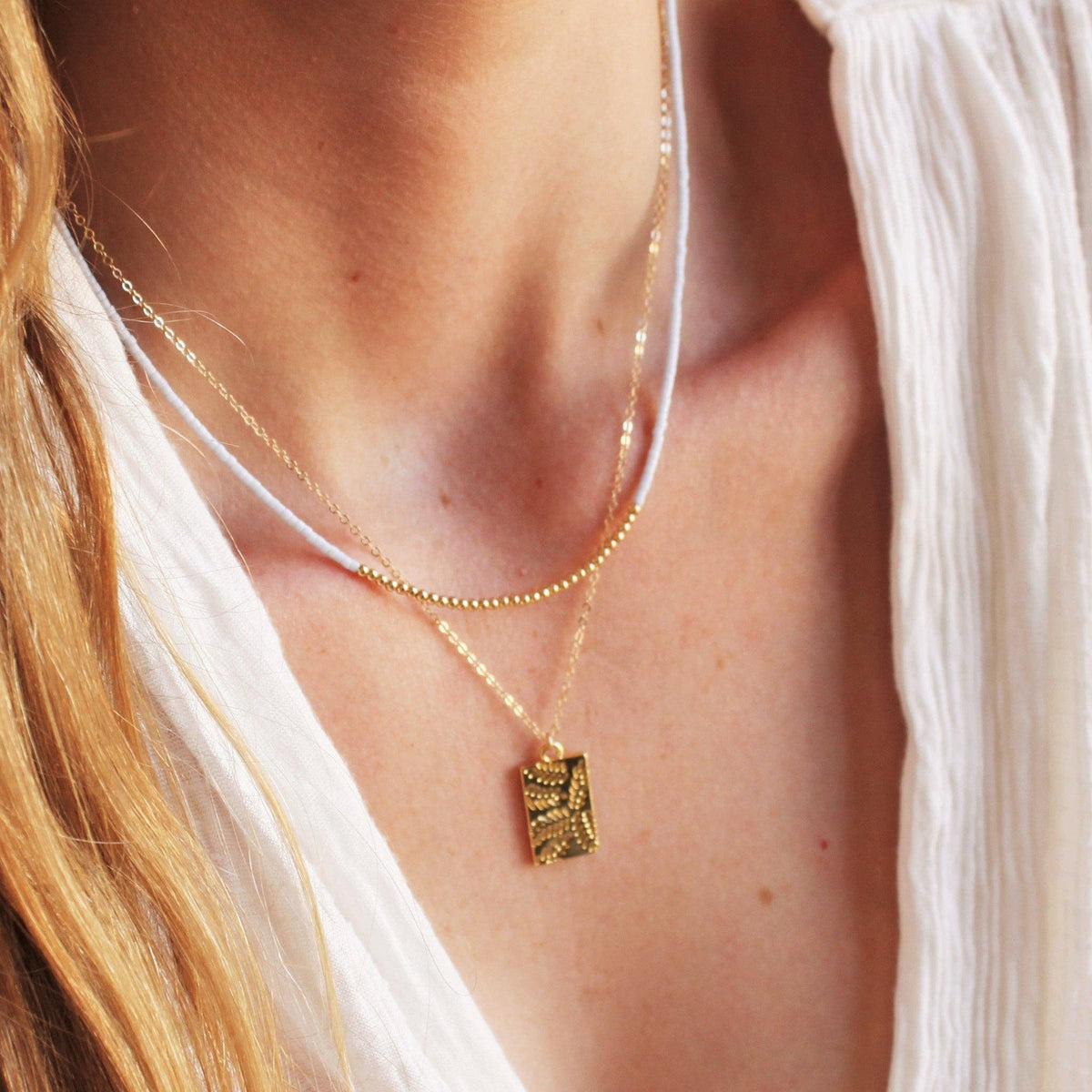 6 Bam Olive Branch Necklace
