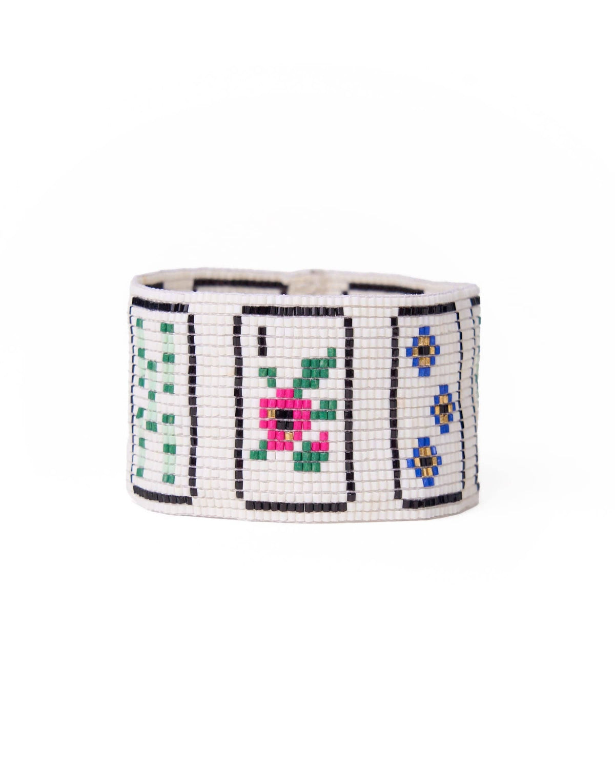 Mahjong Beaded Stretch Bracelet