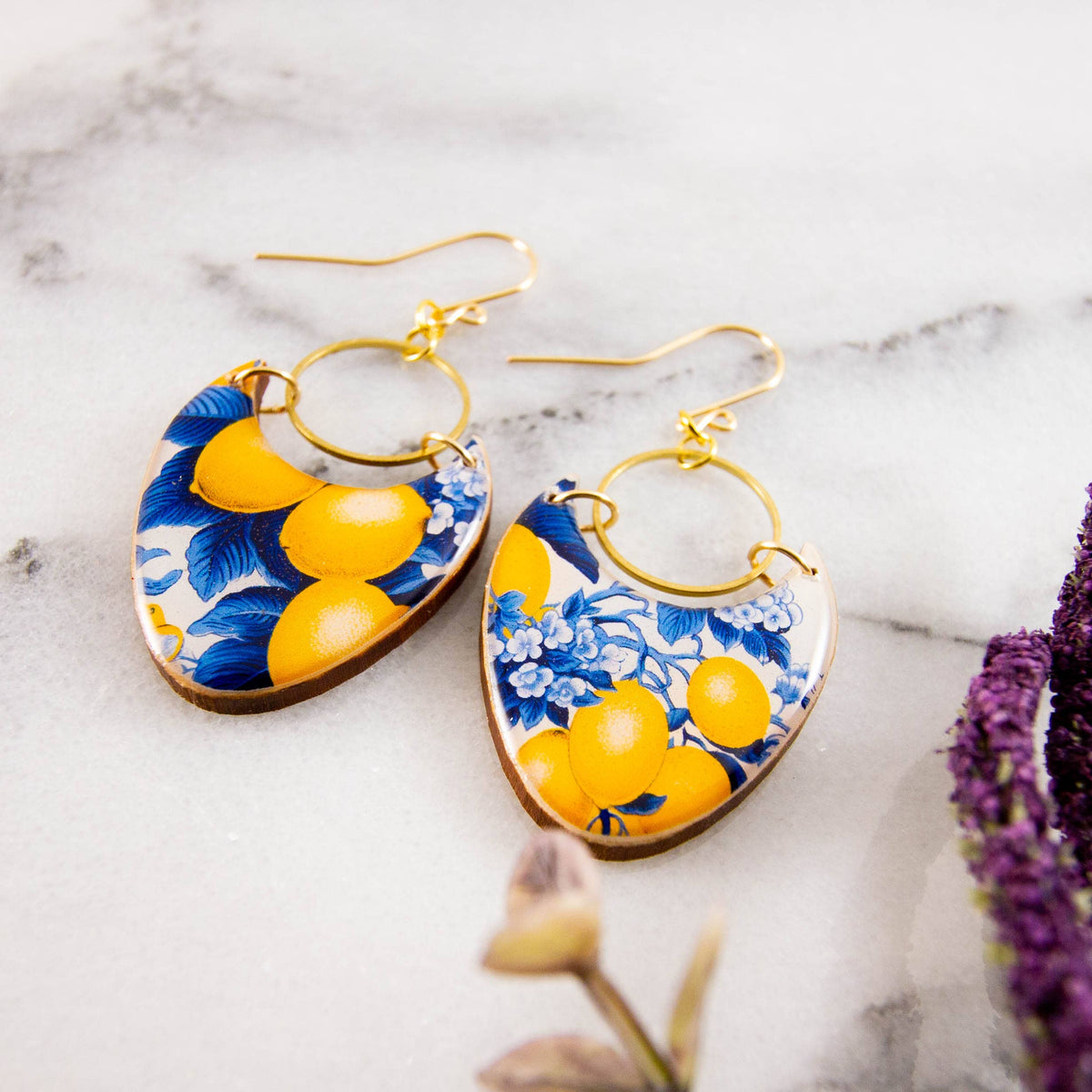Lemon Grove Drop Earrings