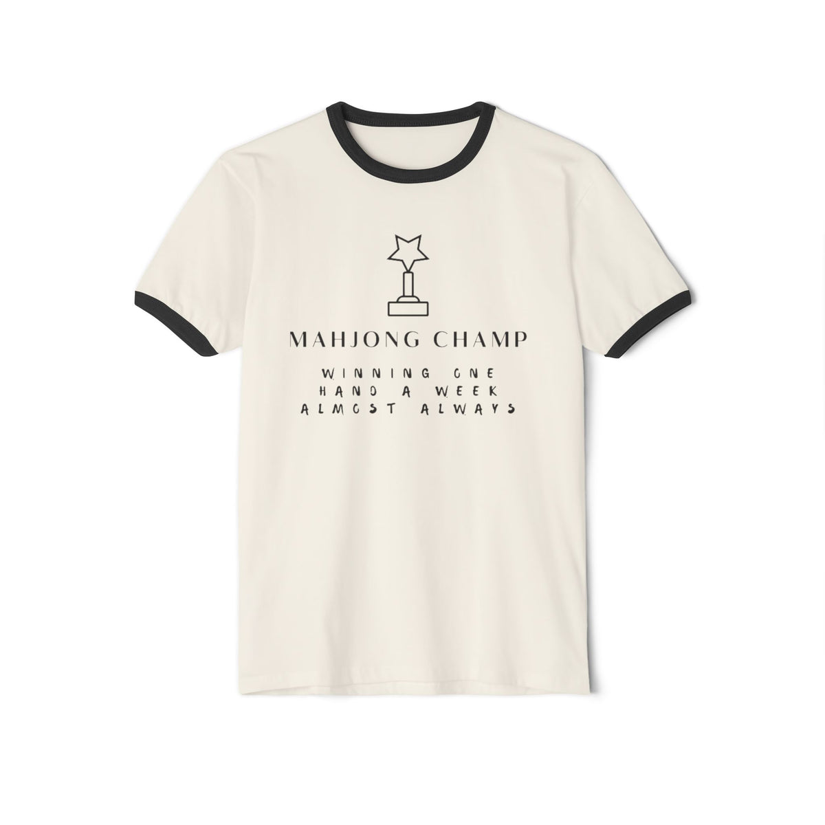 Mahjong Champ ringer tee