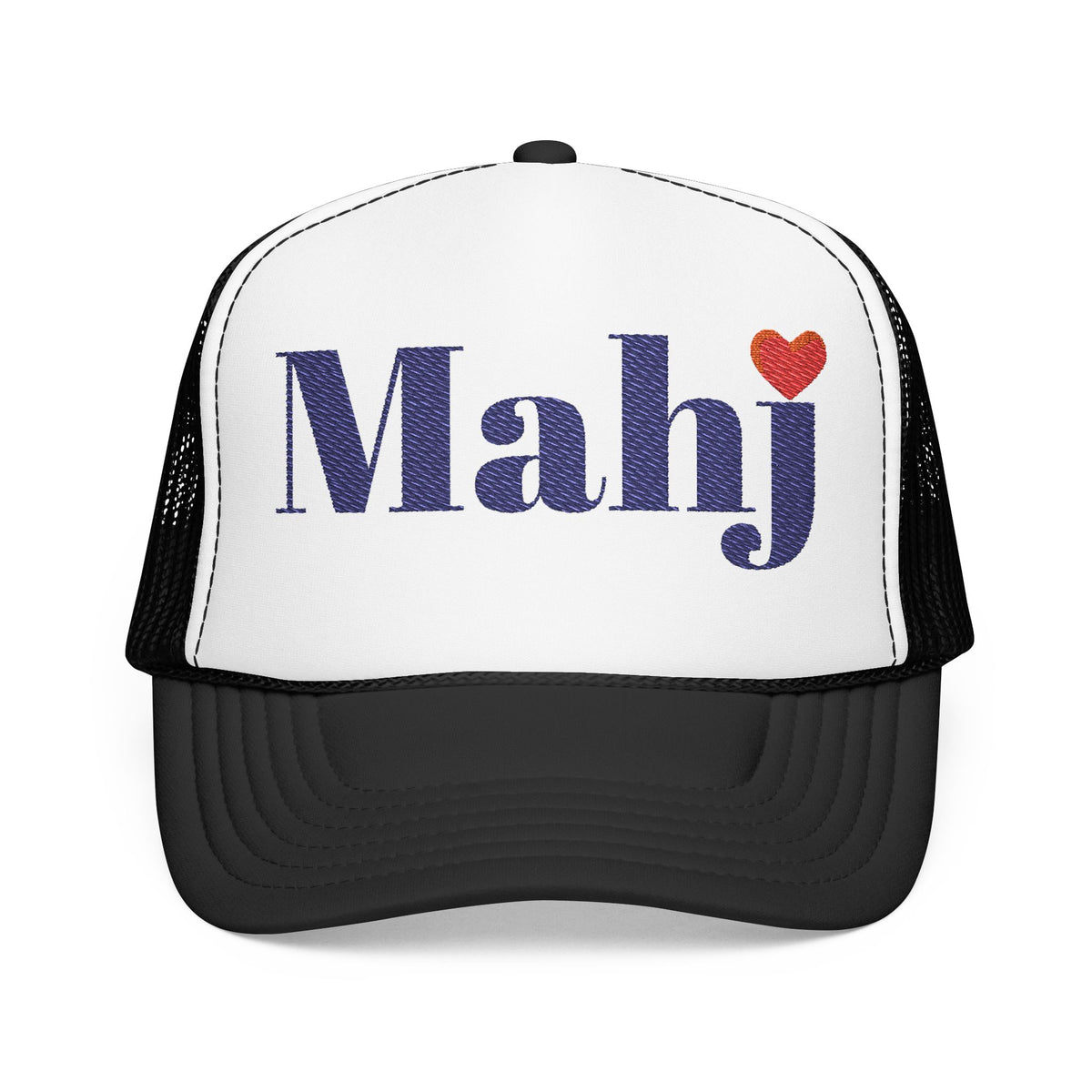 Mahj Embroidered Trucker Hat