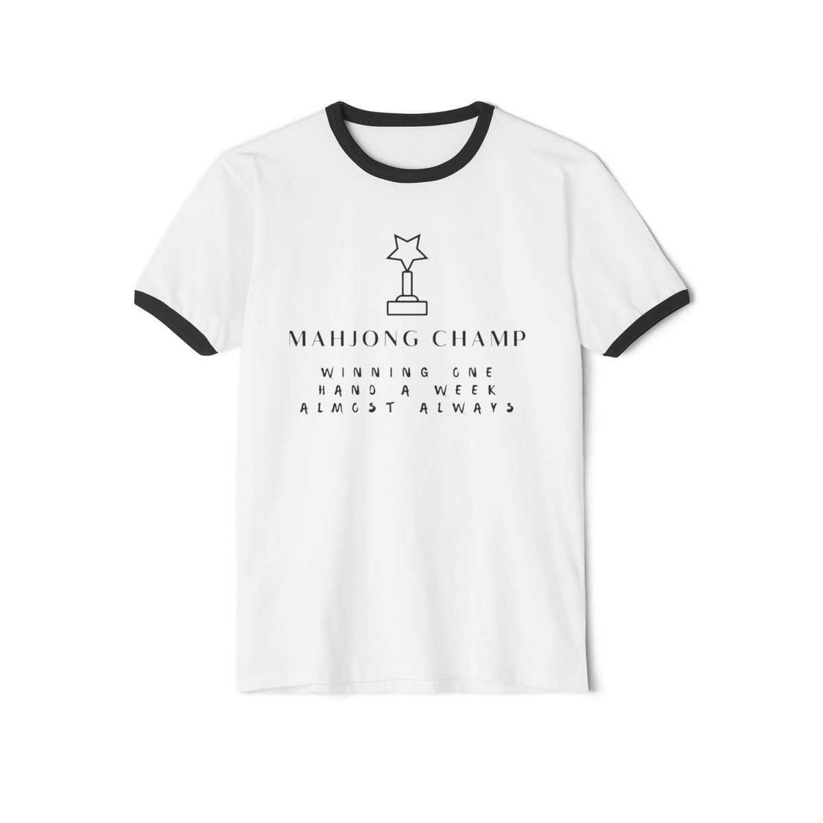 Mahjong Champ ringer tee