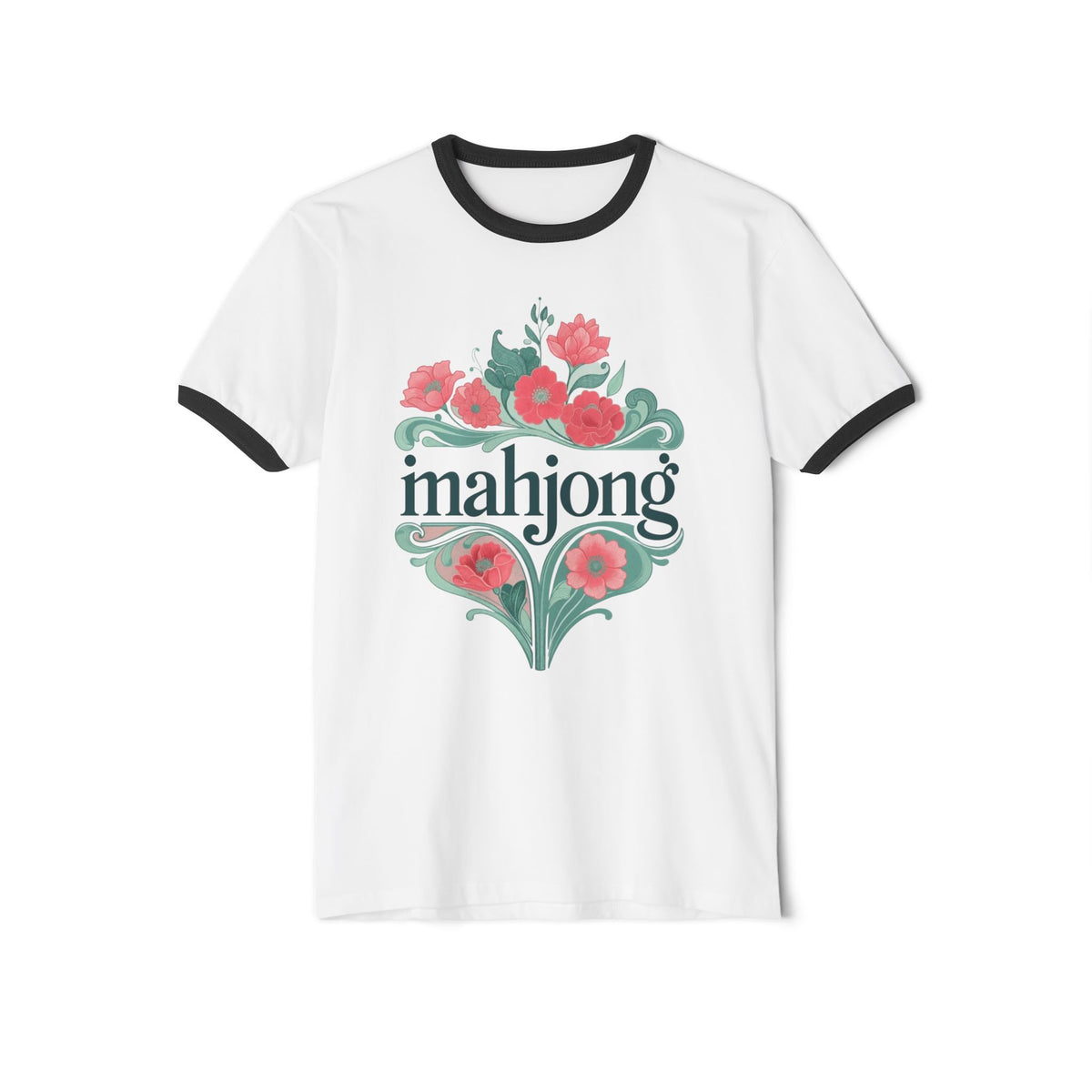 Floral Mahjong Ringer Tee