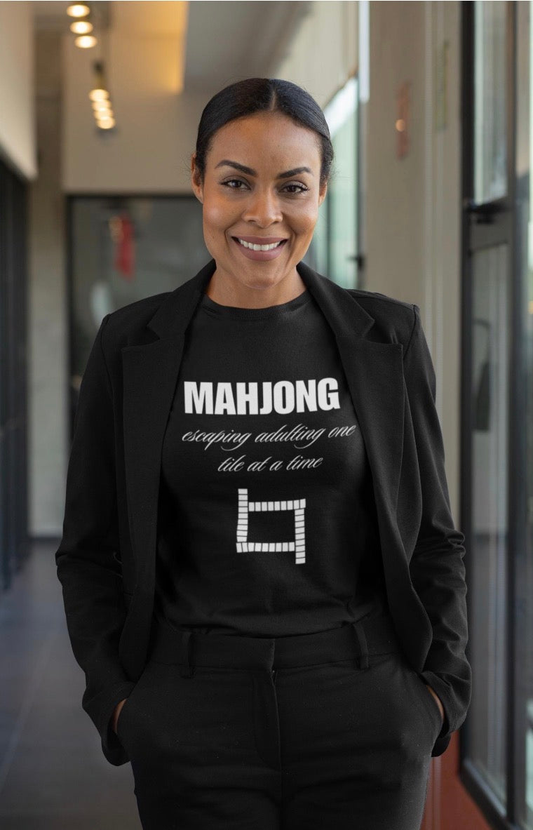 Mahjong Adulting Tee