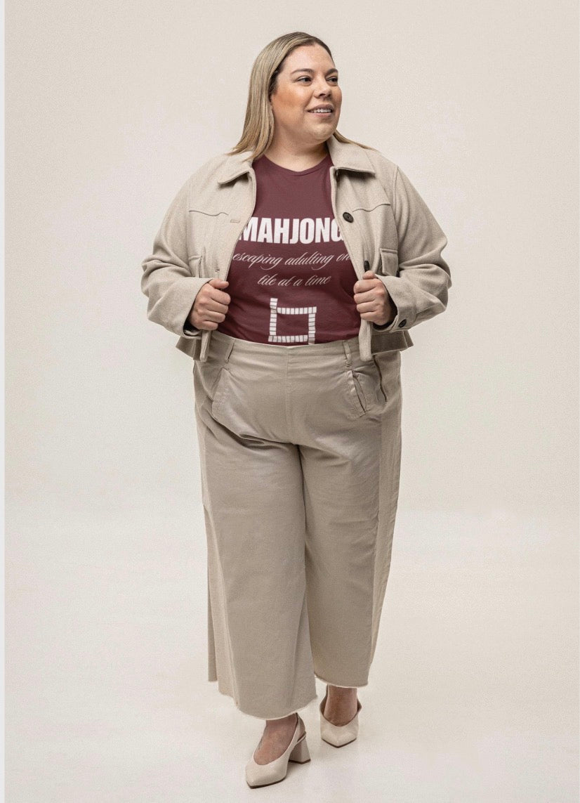 Mahjong Adulting Tee