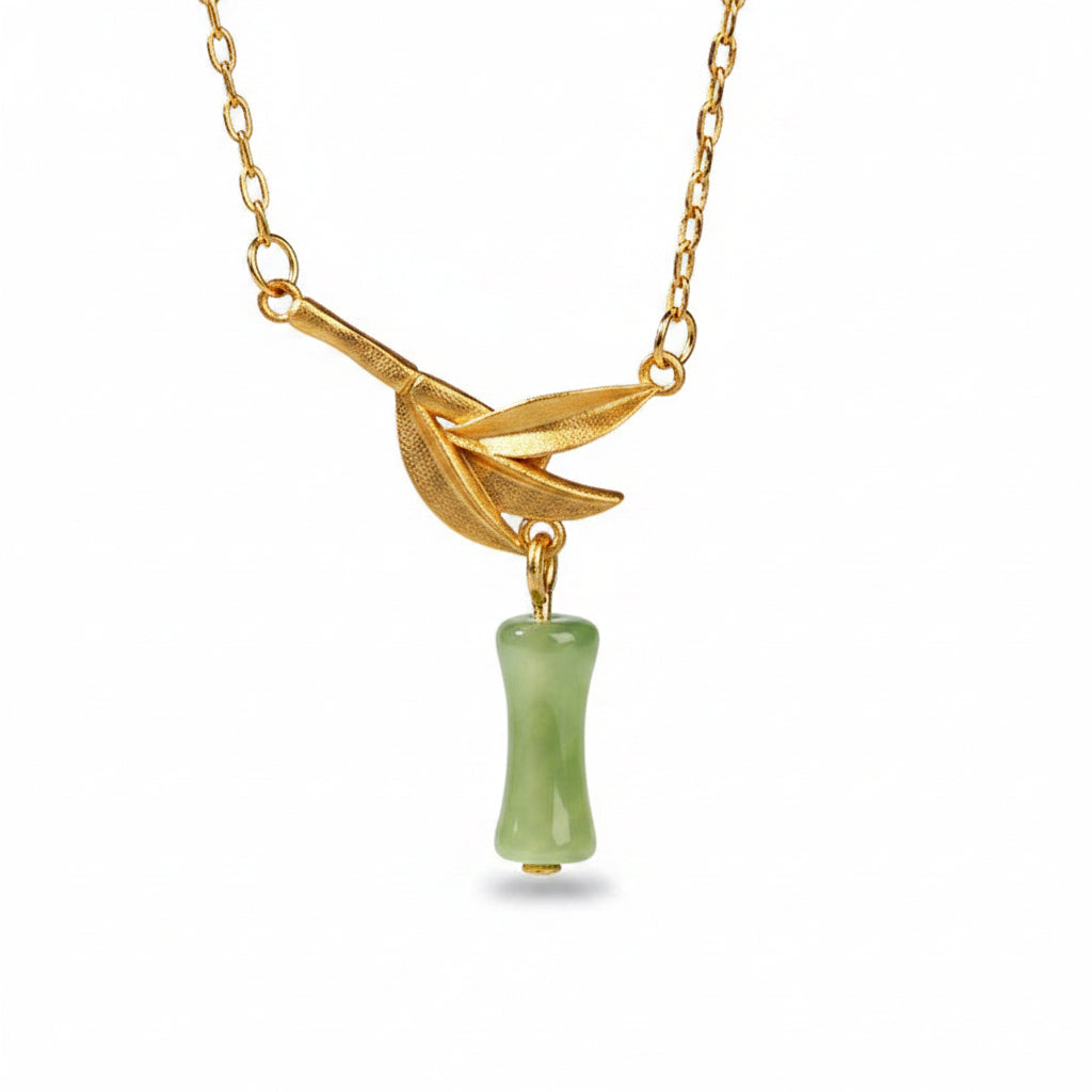 Bamboo Jade Necklace
