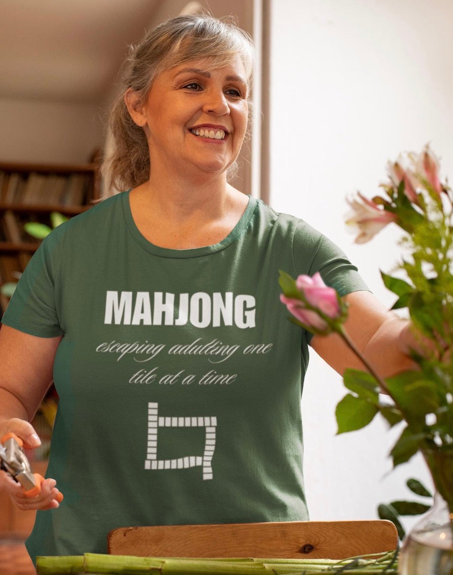 Mahjong Adulting Tee