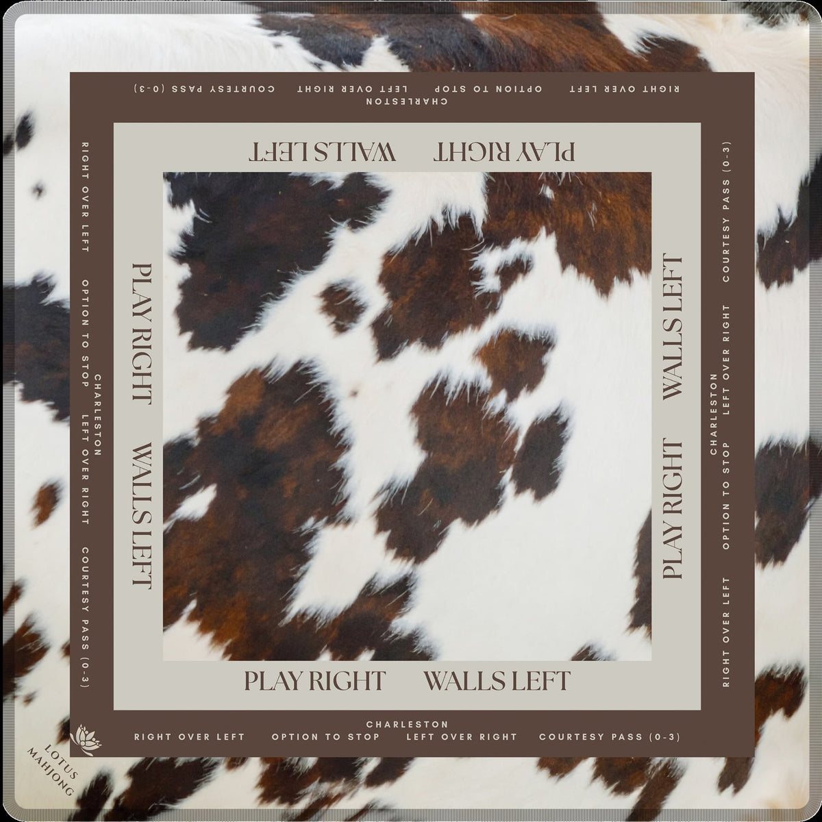 Cowhide Atelier  - Neoprene 33" Square Mahjong Mat